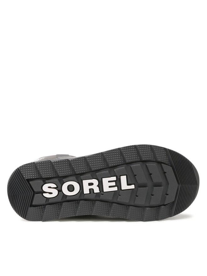Ботинки женские Sorel стеганые зимние, серый — фото 4