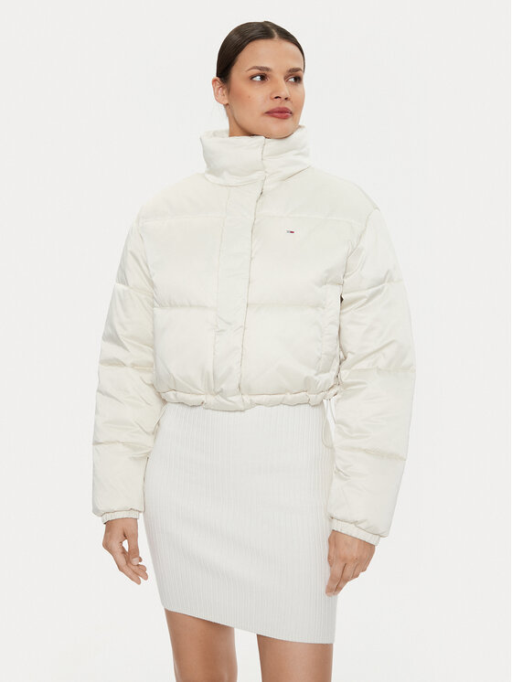 

Зимняя куртка regular fit Satin DW0DW18292 Tommy Jeans, бежевый