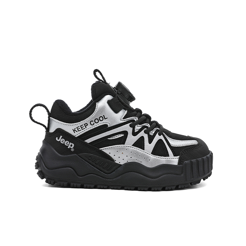 Jeep Кроссовки Low top Running Shoes Star Diamond Silver/Phantom Black для детей — фото 4