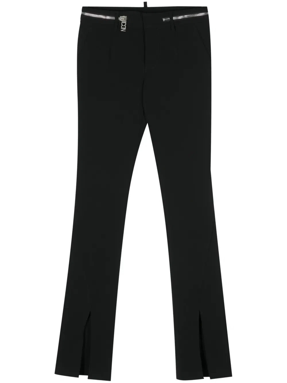 Расклешенные брюки Icon Dsquared2, черный