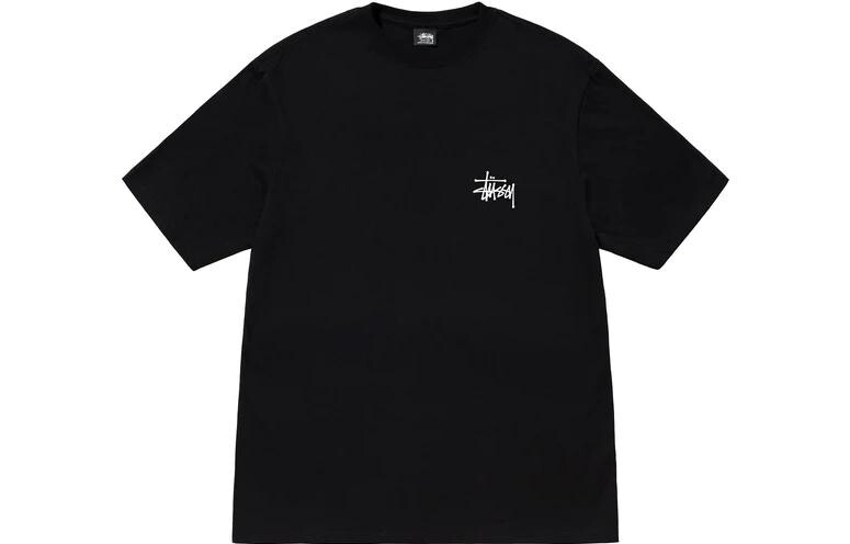 Stussy SS23 Расплавленная футболка Черная, Темно-серый — фото 2