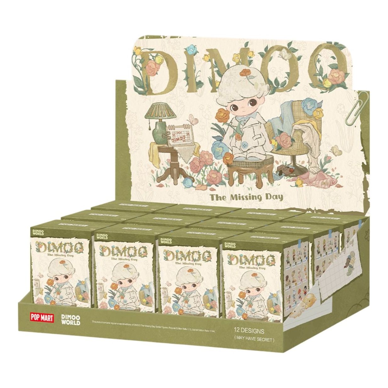 

Фигурка Pop Mart Dimoo The Missing Day Figures Sealed Case (12 Blind Boxes)