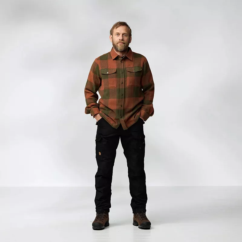 

Мужская рубашка Fjallraven Canada, цвет Autumn Leaf/Laurel Green
