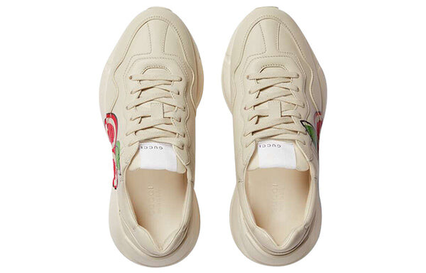 Кроссовки rhyton 'gg apple - ivory' Gucci, бежевый — фото 3