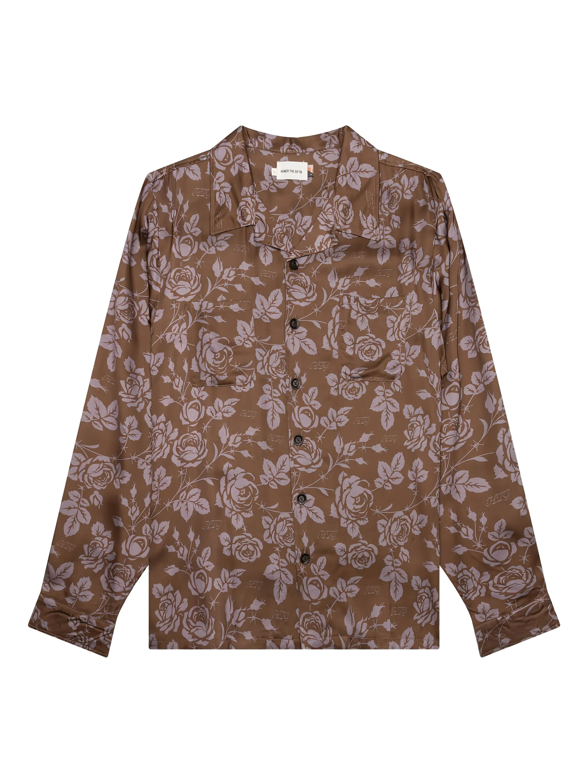 

Рубашка с цветочным принтом Honor The Gift, коричневый