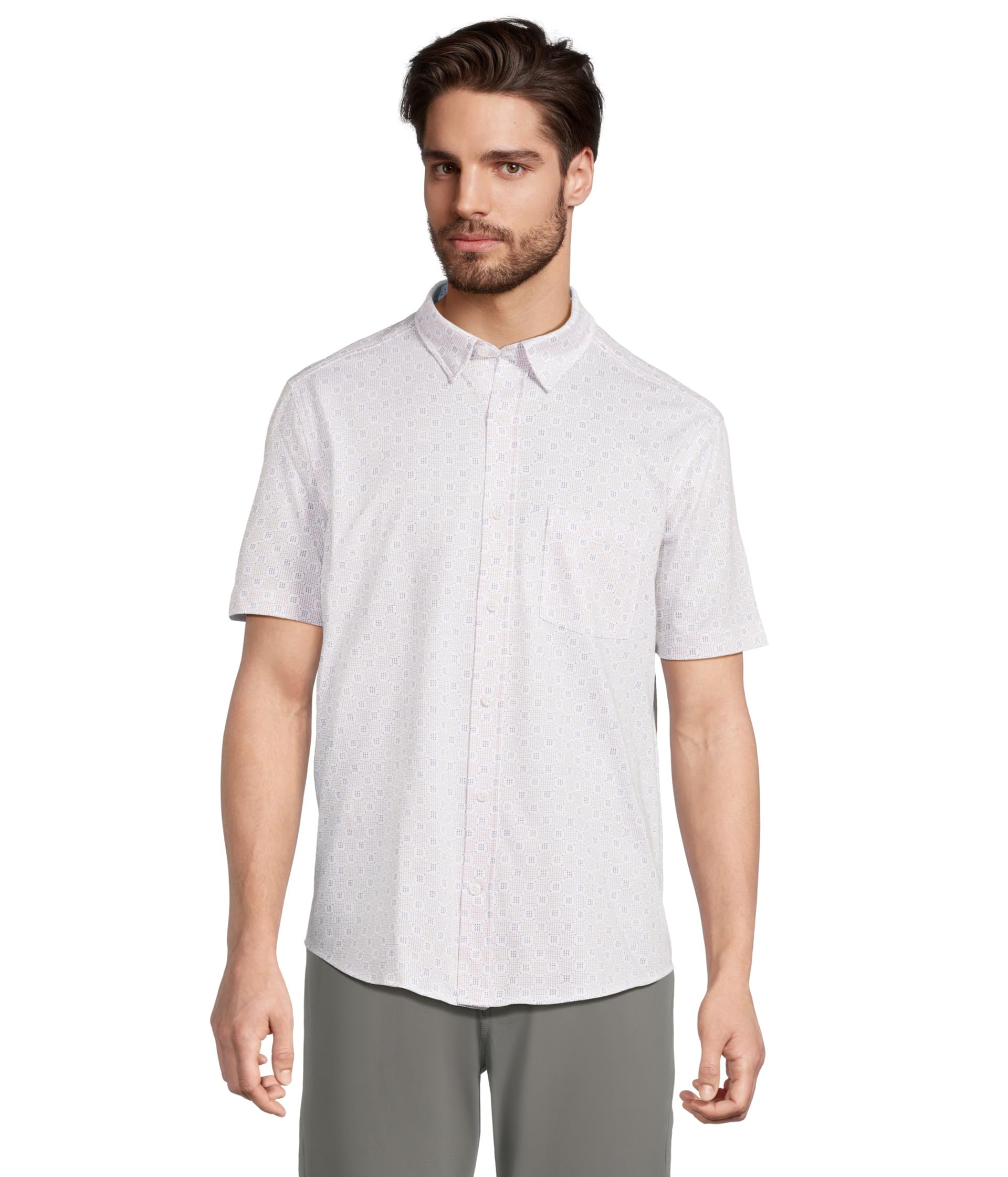 

Футболка Johnston & Murphy Short, цвет Tan Multi