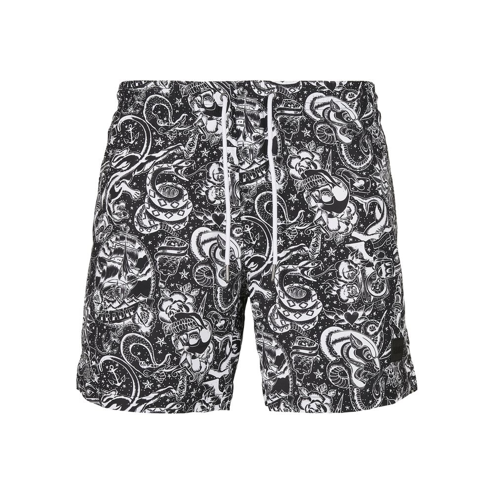 

Шорты Urban Classics Swim Shorts Pattern, синий