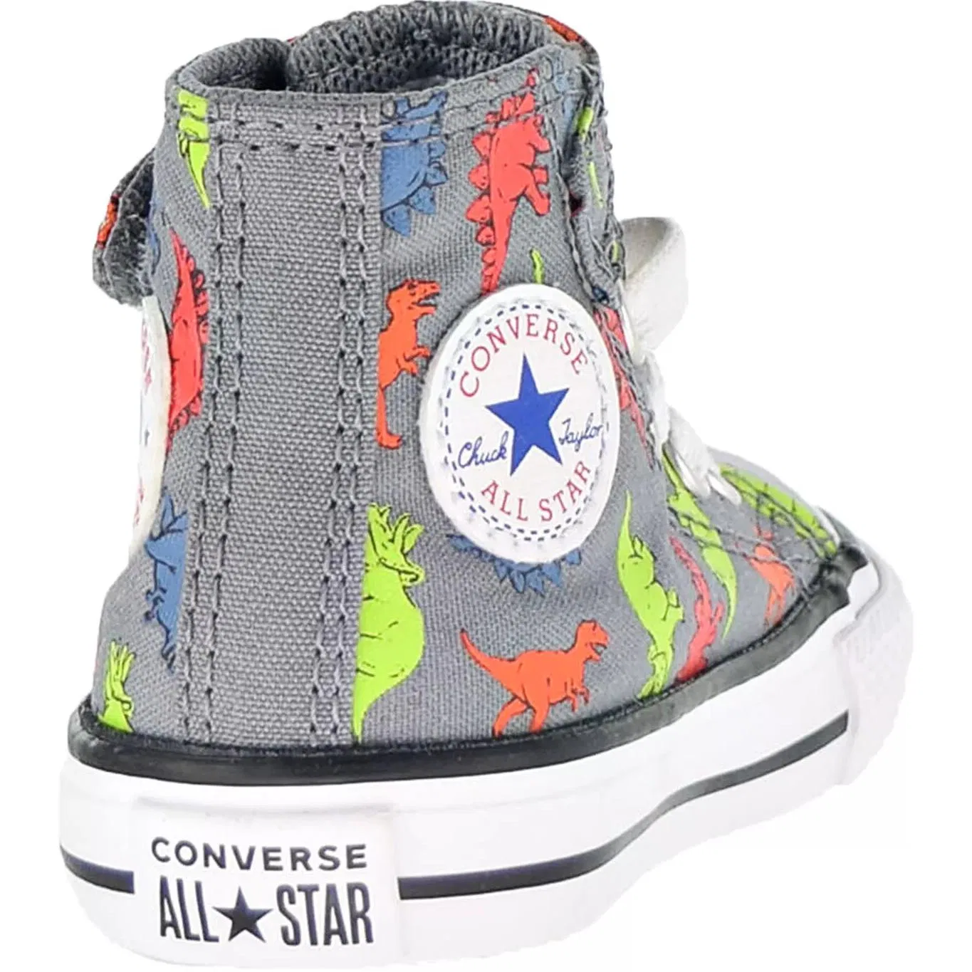 Кроссовки для малышей Converse Chuck Taylor Mid Top Серые — фото 4
