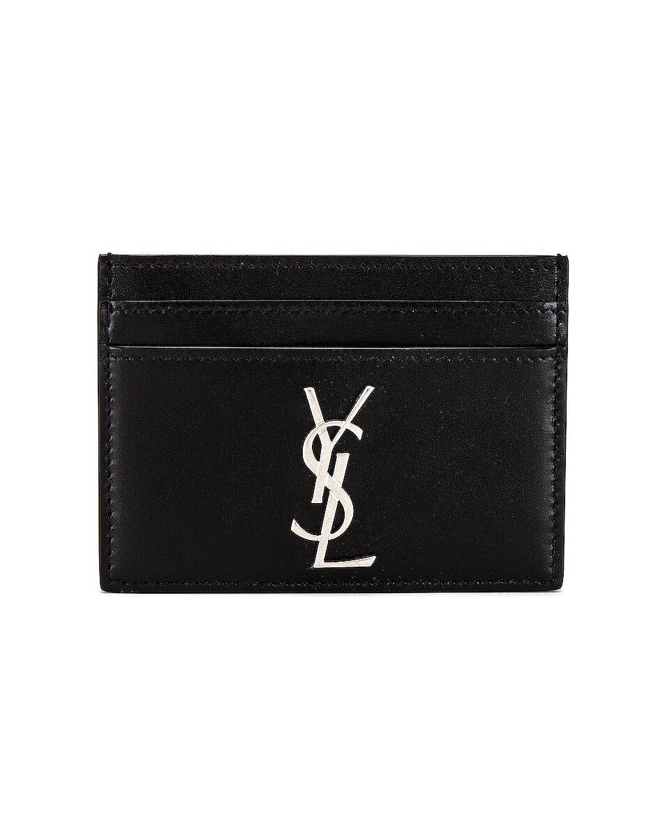 

Держатель карты Saint Laurent, черный