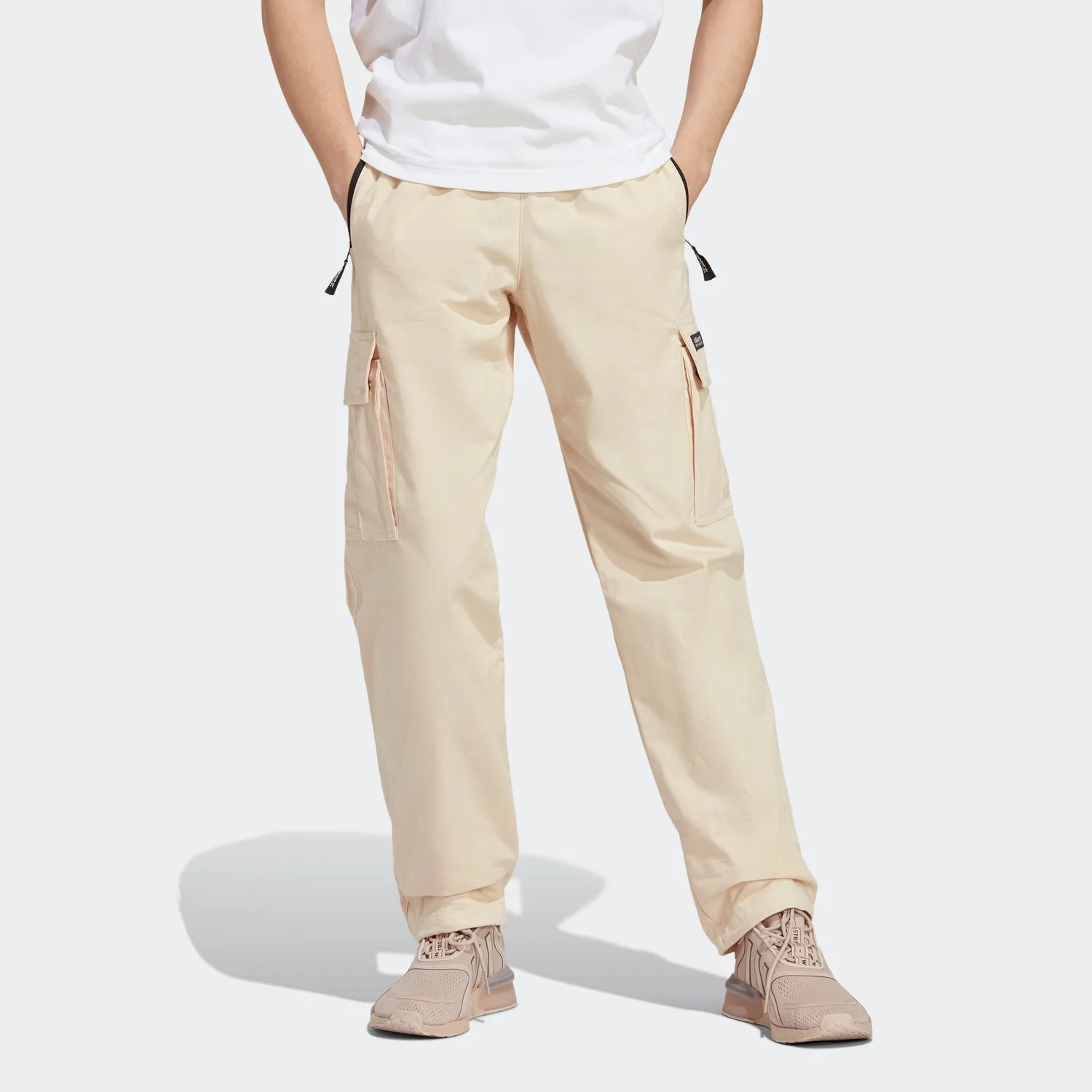 Adidas Cargo Pants Straight Leg Adidas Originals, sand strata — фото 3