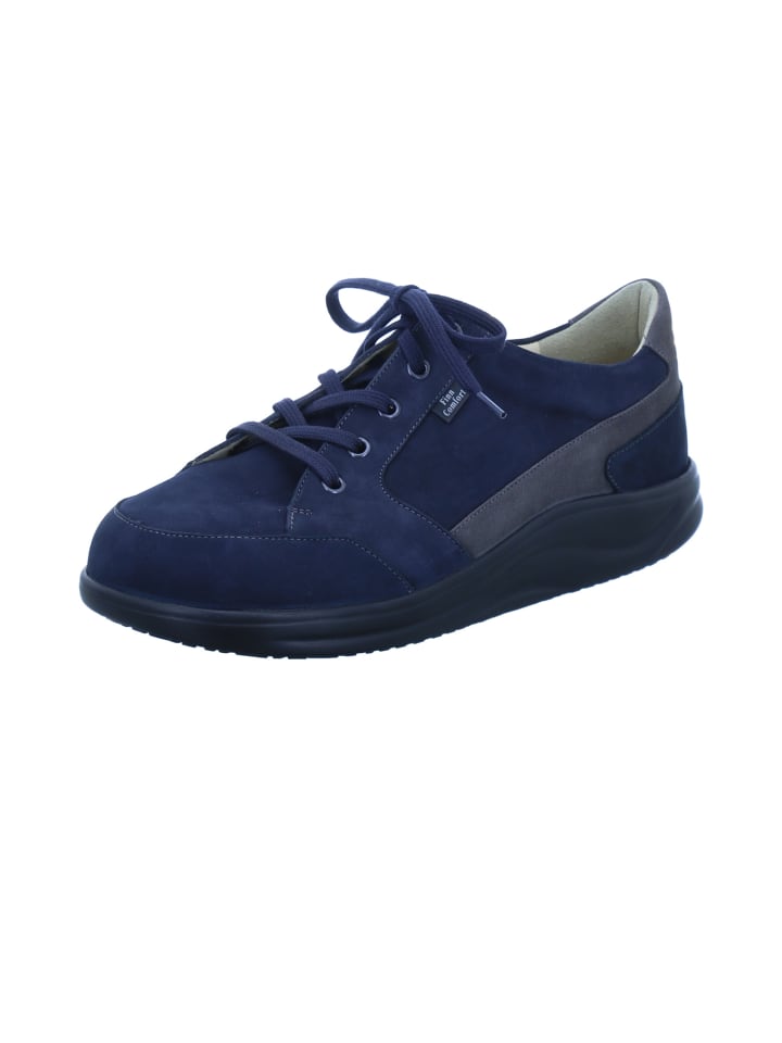 

Низкие кеды синего цвета Finn Comfort