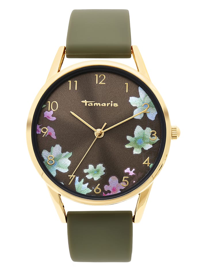 

Tamaris Кварцевые часы цвета хаки/золото