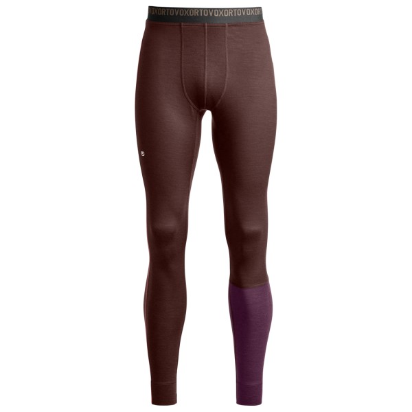 

185 рок-н-вуол длинные брюки - нижнее белье из мериносовой шерсти Ortovox, Dark Chestnut