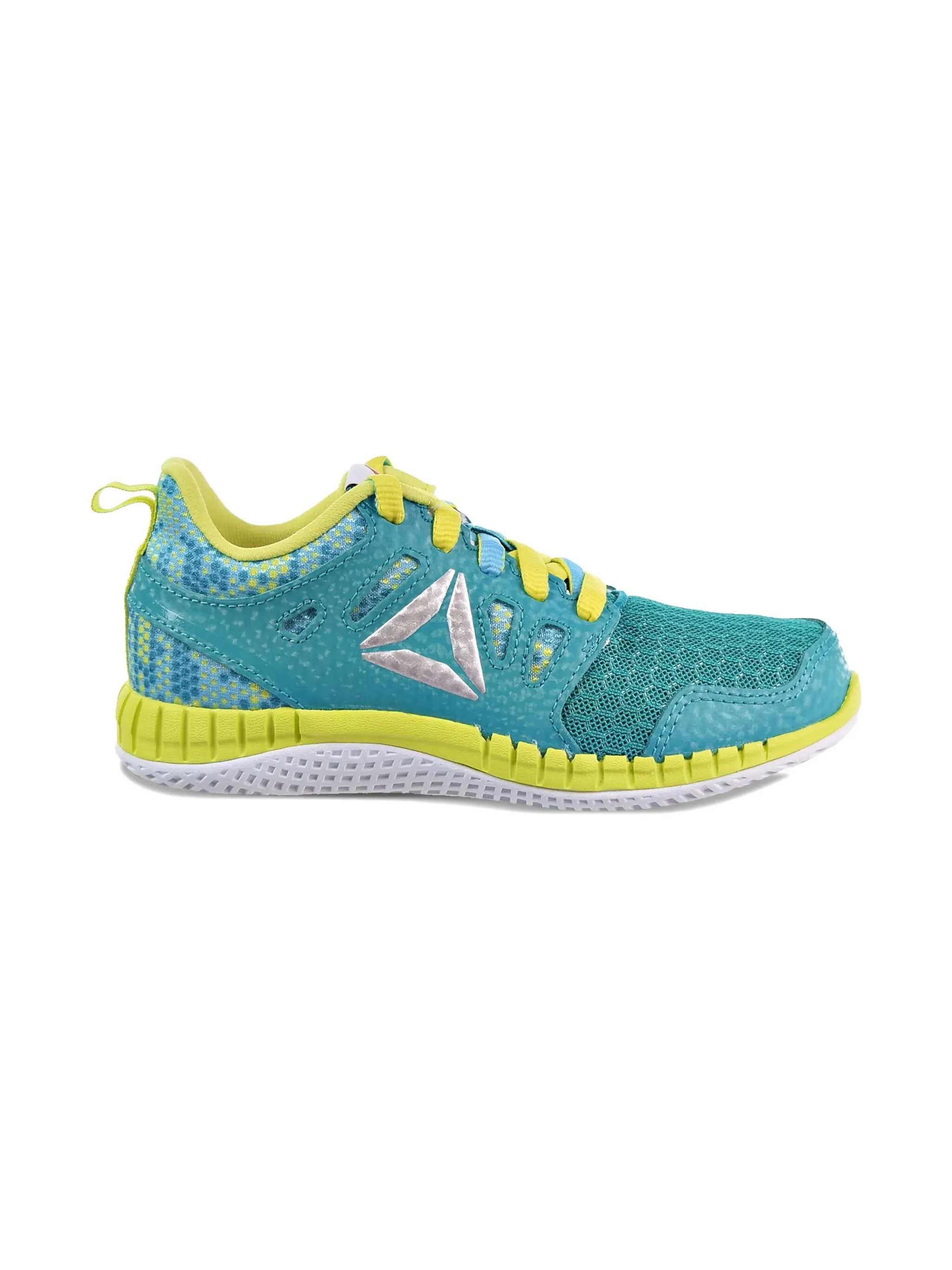 Кроссовки Zprint 3D Teal Blue/Yellow Reebok Kids, синий — фото 2