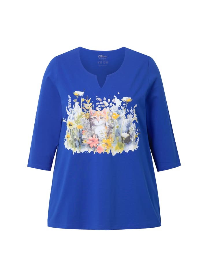 

Футболка Ulla Popken, цвет royalblau