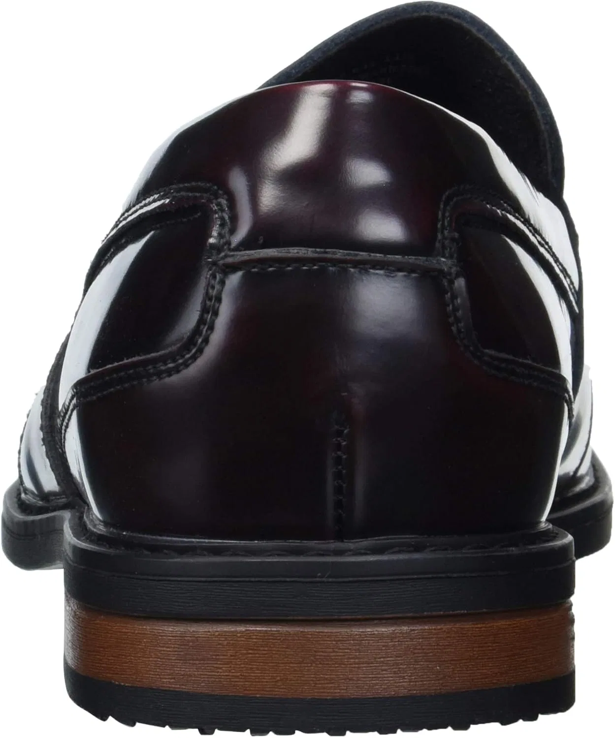Nunn H85538-05 - Мужские лоферы Lincoln Penny Loafer Nunn Bush, Burgundy Polished — фото 3