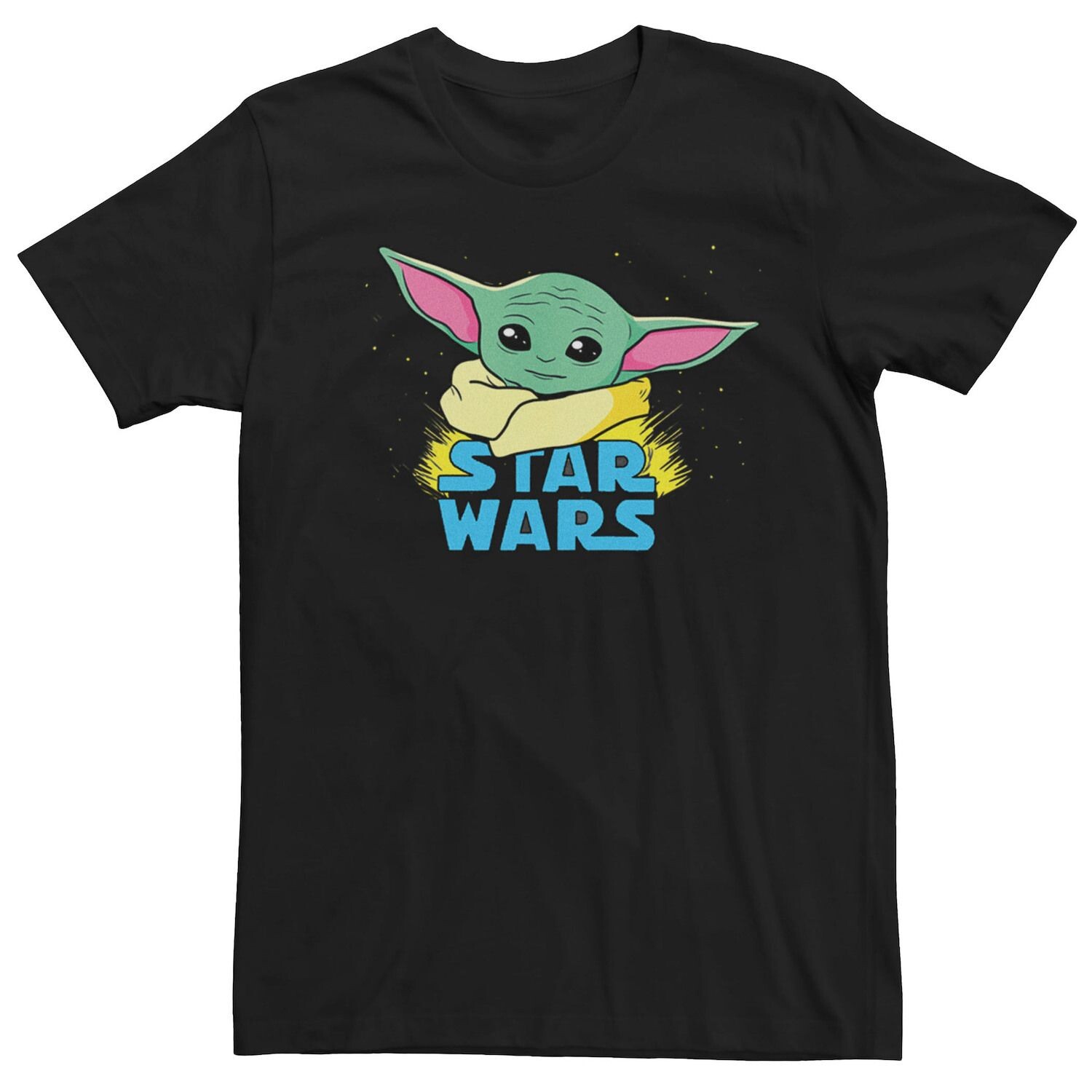 

Мужская футболка с логотипом The Mandalorian The Child Galaxy Star Wars