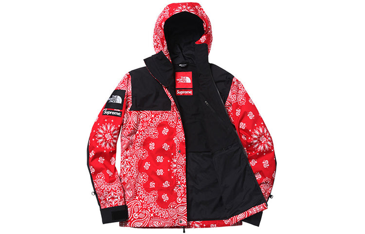 Куртка Supreme x The North Face Bandana Mountain Jacket Red SUP-FW14-637, красный — фото 3
