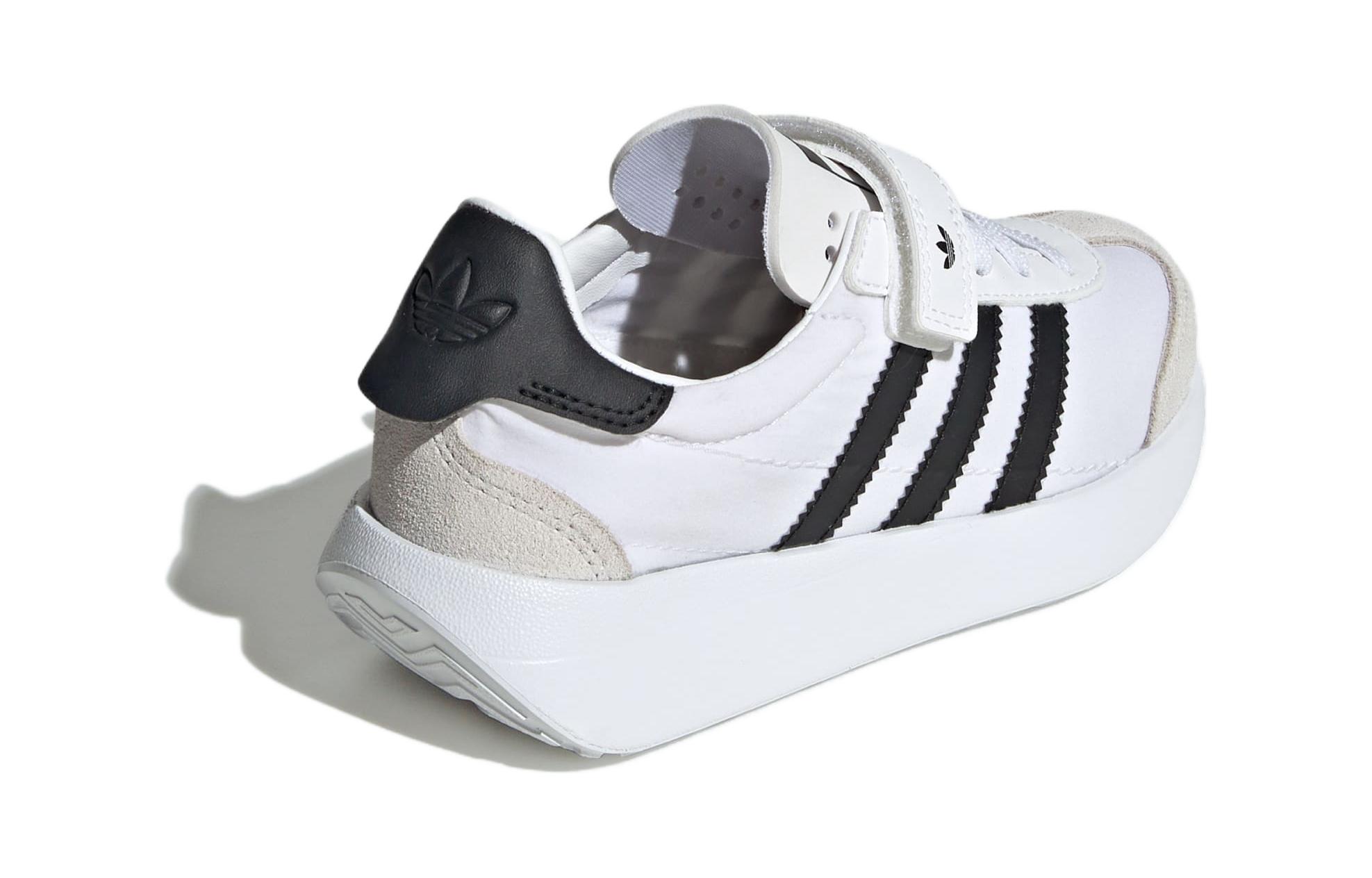 Детские повседневные кроссовки Adidas Originals, бело-черные — фото 4
