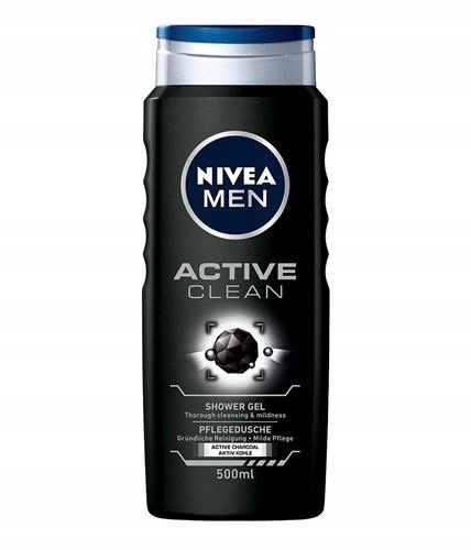 

Гель для душа NIVEA Men Active Clean 500 мл