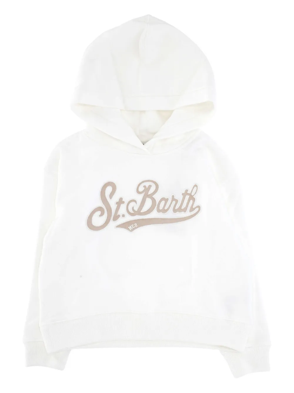

Худи с логотипом Mc2 Saint Barth Kids, белый