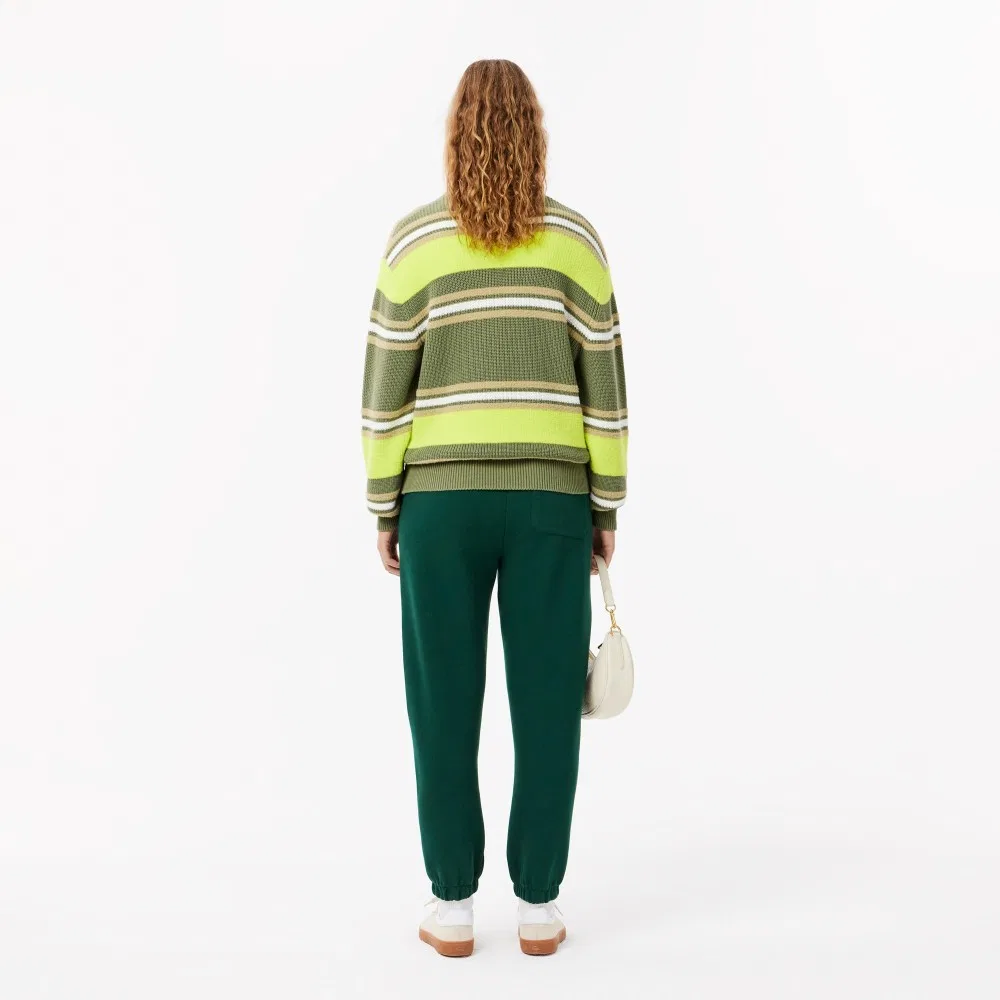Джоггеры Lacoste Double Face пике, глубокий зелёный — фото 3