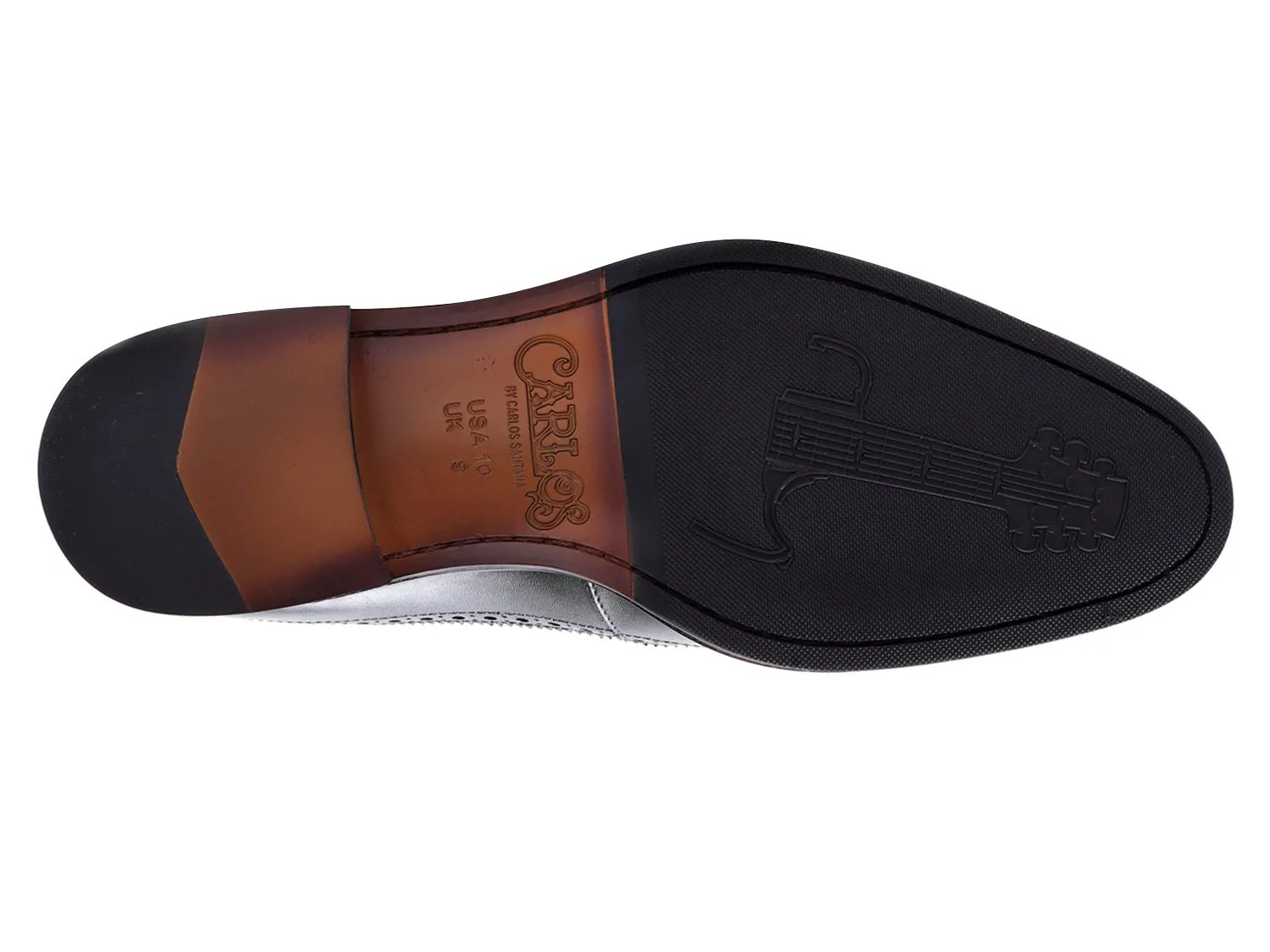 Оксфорды Carlos by Carlos Santana Felix Wingtip Oxford, Black Leather — фото 4