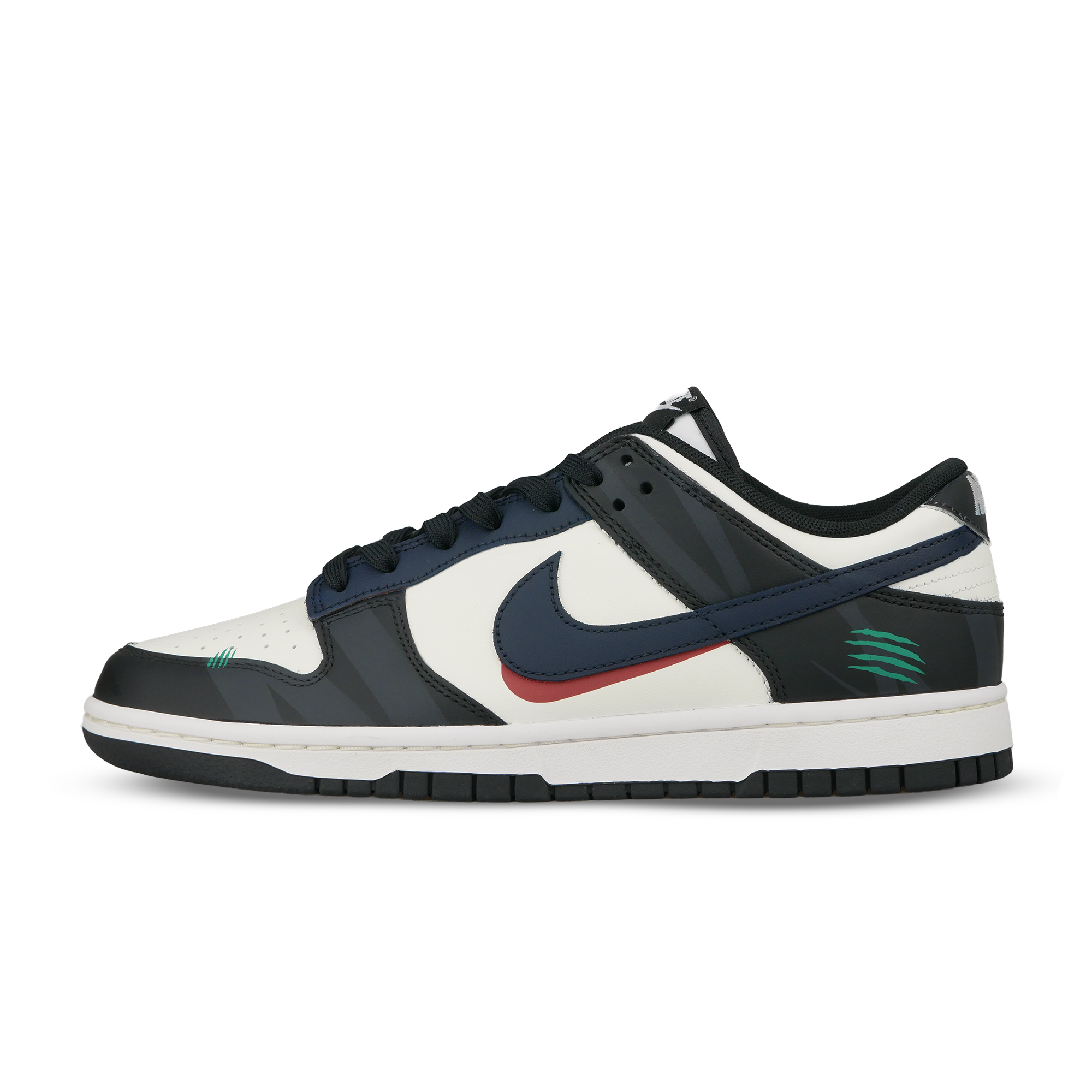 

Кроссовки Nike Dunk Skateboarding Shoes Unisex Low-top Malachite Green/black, черный