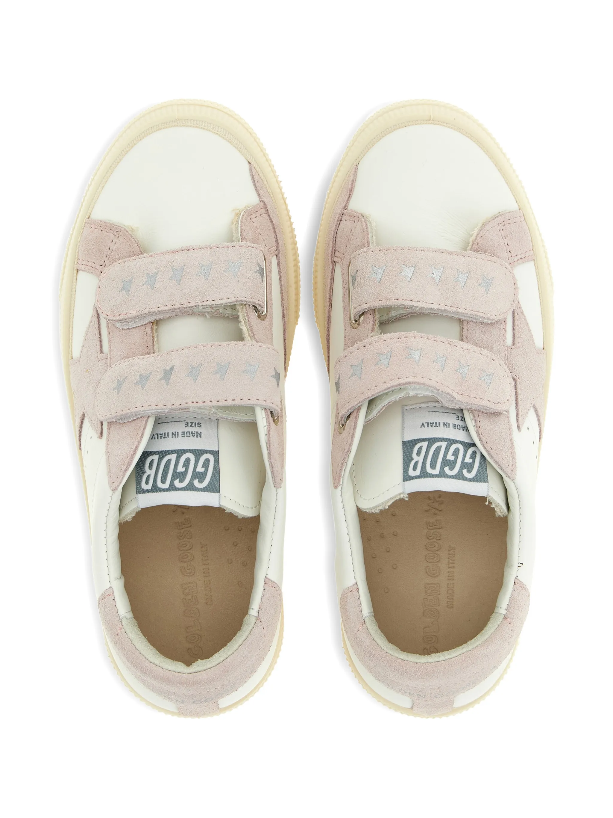 Замшевые кроссовки May School star Golden Goose Kids, белый — фото 3