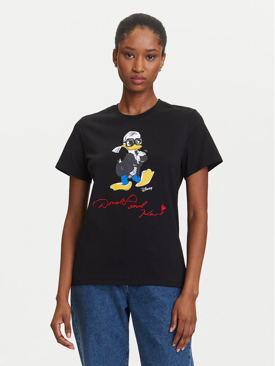 

Футболка regular fit A3W17090 Karl Lagerfeld, чёрный