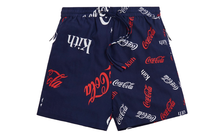 

Футболка X Coca Cola Printed Short KITH, синяя