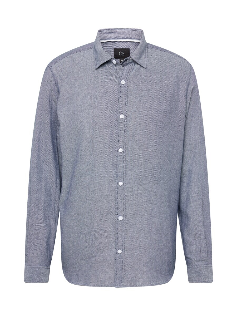 

Повседневная рубашка QS Regular fit Button Up Shirt, пыльно-голубой