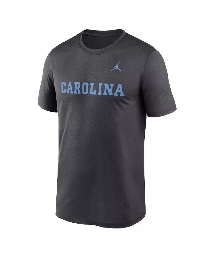 Мужская футболка цвета антрацит, Северная Каролина, Tar Heels Primetime Legend Wordmark Jordan — фото 3