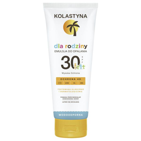 

Солнцезащитный лосьон с spf30 для всей семьи, 250 мл Kolastyna Family