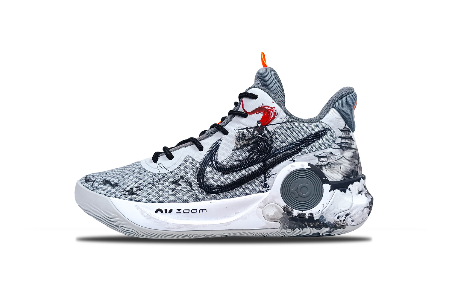 

Баскетбольные кроссовки KD Trey 5 IX Basketball Shoes Unisex Low-Top Black Gray Nike