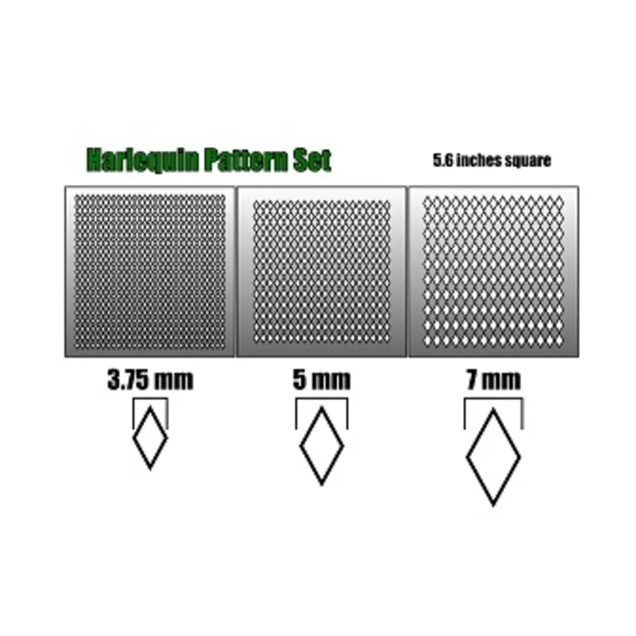 

Узор Арлекин, Airbrush Stencils (Death Ray Designs)