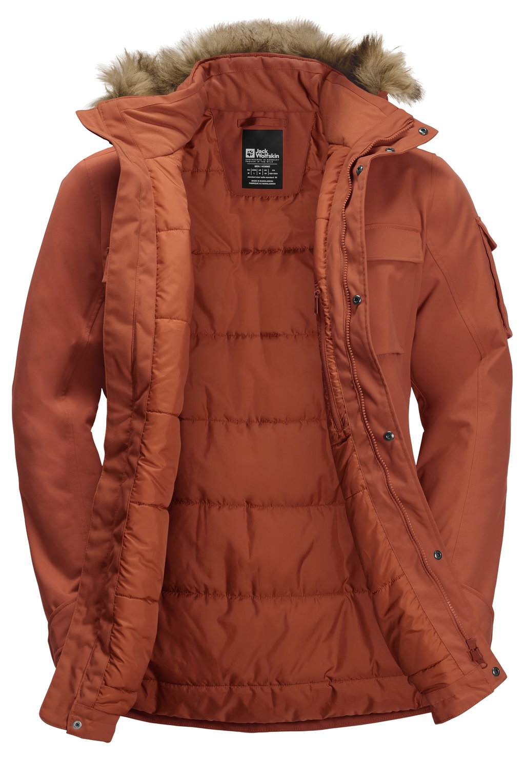 

Зимнее пальто GLACIER CANYON Jack Wolfskin, коричневый