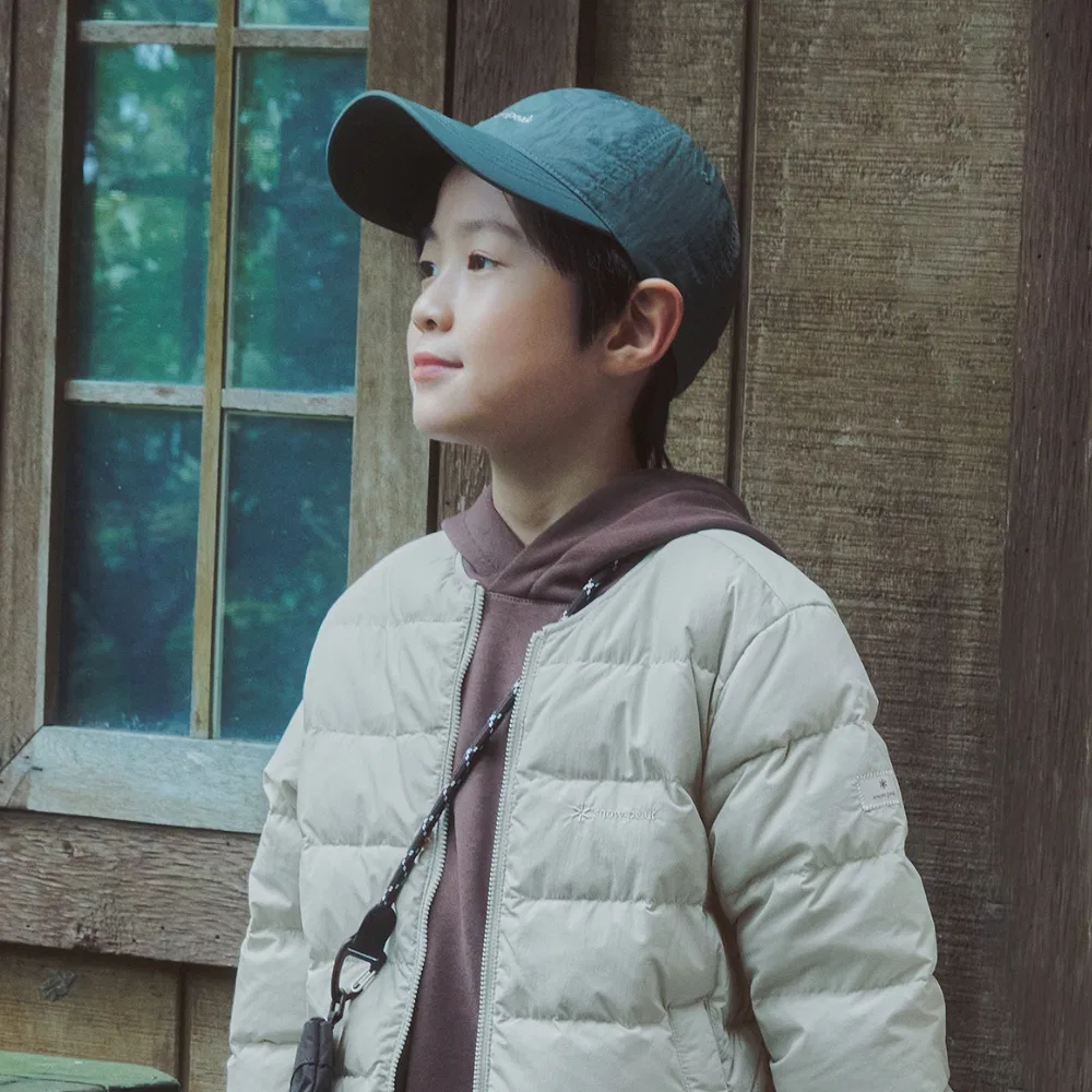 Детская худи с графическим принтом, коричневая, от Snowpeak Apparel Kids