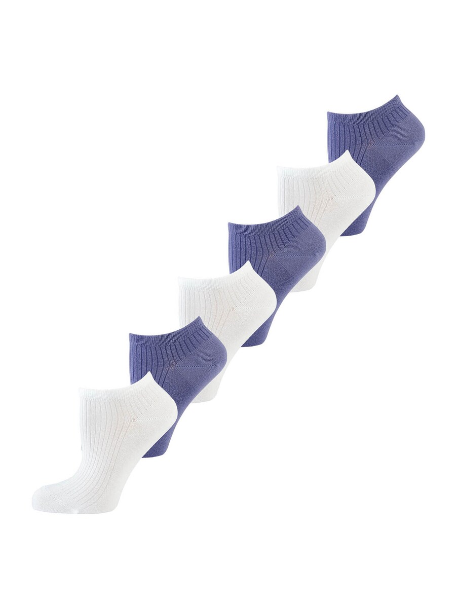 

Носки до щиколотки Nur Die Modal Socken Sneaker Füßlinge kurz, цвет Purple/White