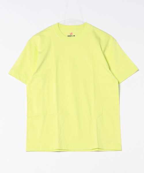 

Футболка однотонная плотная унисекс HANES BEEFY, светло-желтый