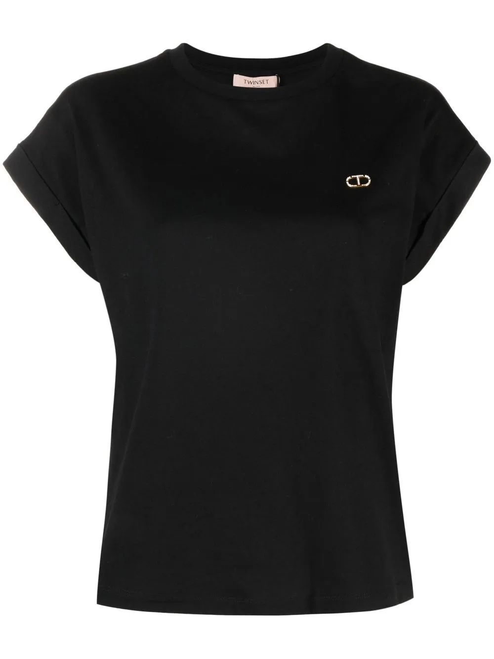 

Футболка с логотипом Twinset, черный