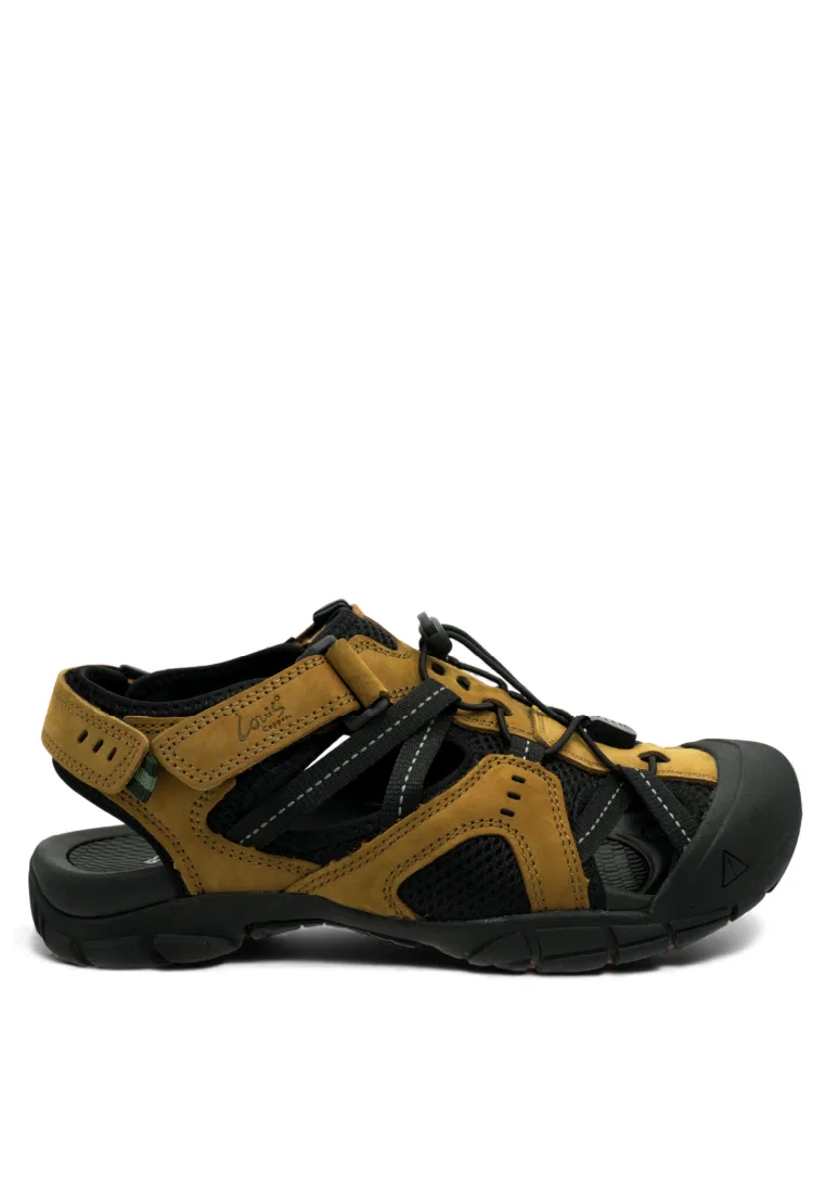 Мужские сандалии, slip-on, искусственная кожа, модель 250441263 Louis Cuppers, коричневый