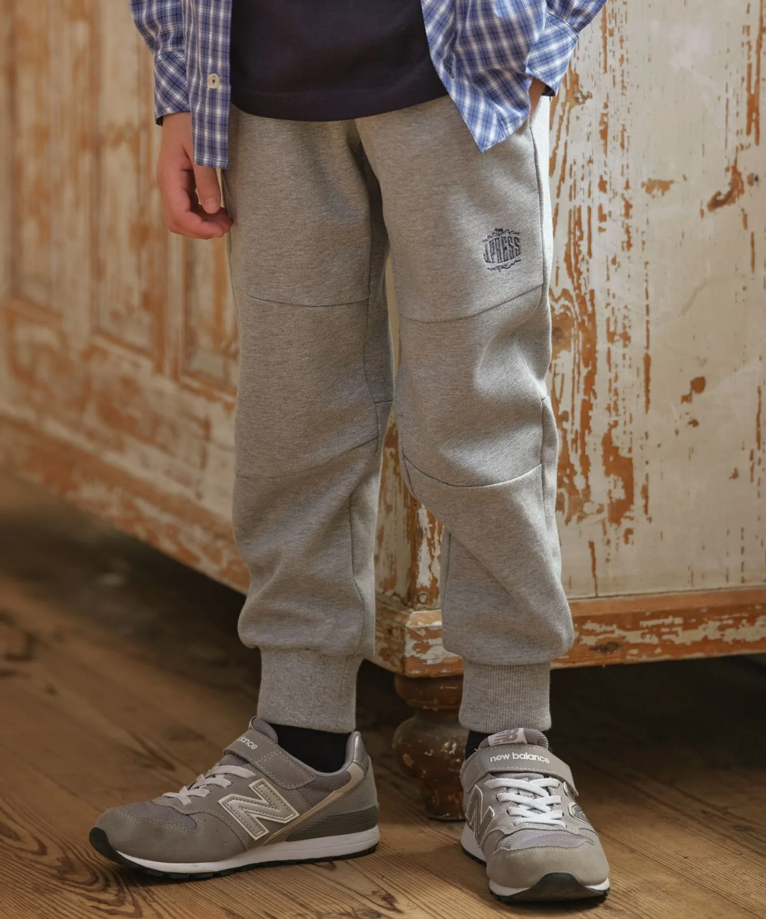 Детские спортивные штаны с растягивающимся материалом J.PRESS Stretch Pants grey