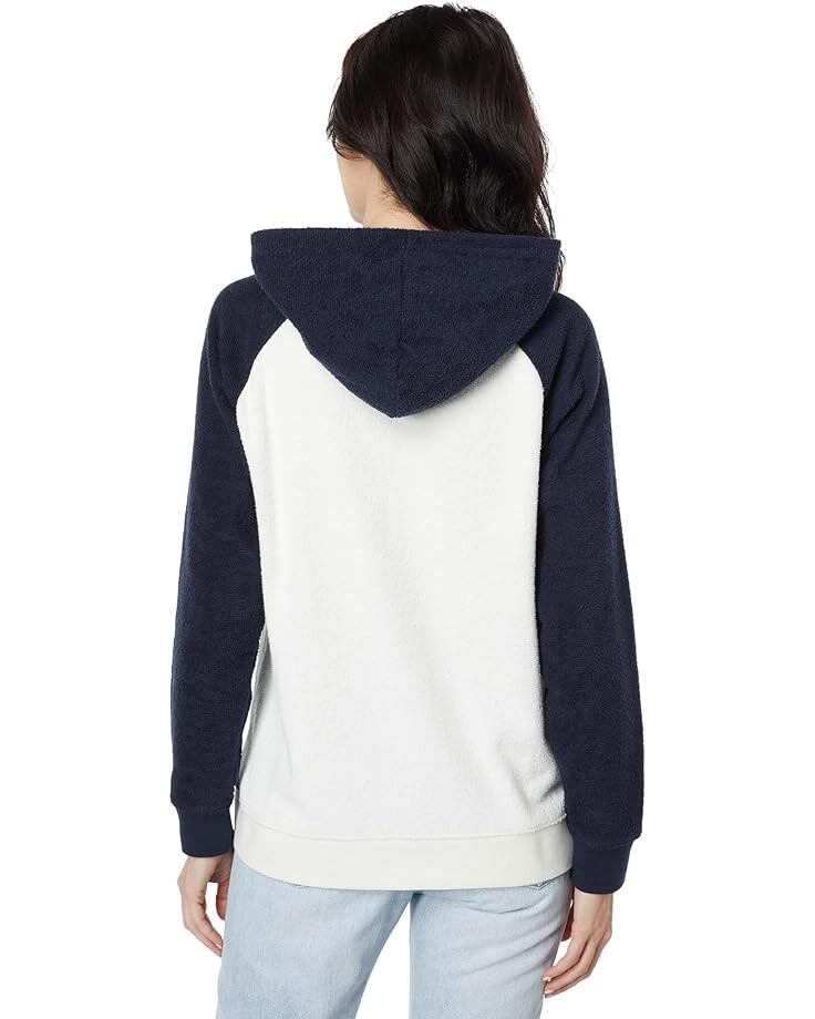 

Худи Outerknown Hightide Color-Block Hoodie, цвет Night/Electric Lime