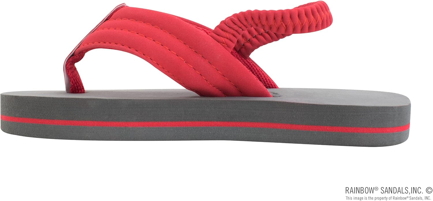 Детские сандалии Rainbow Sandals Grombow с мягкой резиновой подошвой, неопрена ремешком и задним ремешком, серый — фото 2
