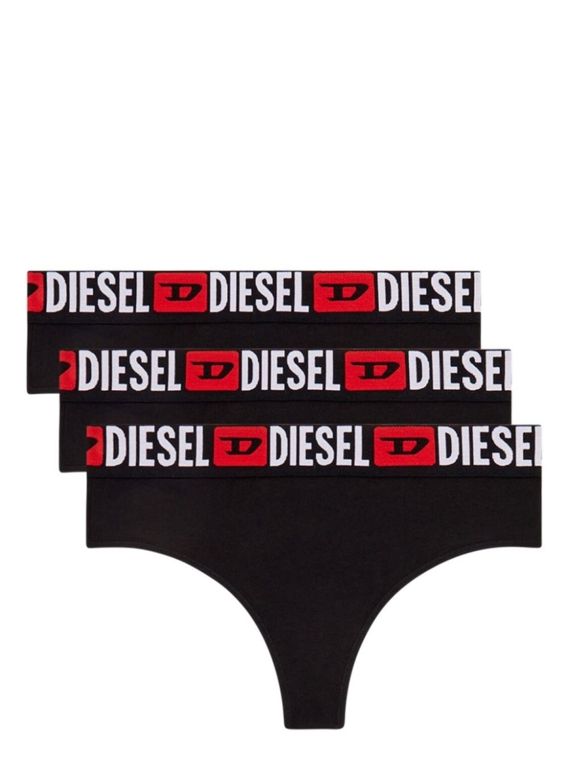 

Стринги Diesel Ufst-Stars (упаковка из трех шт.), черный