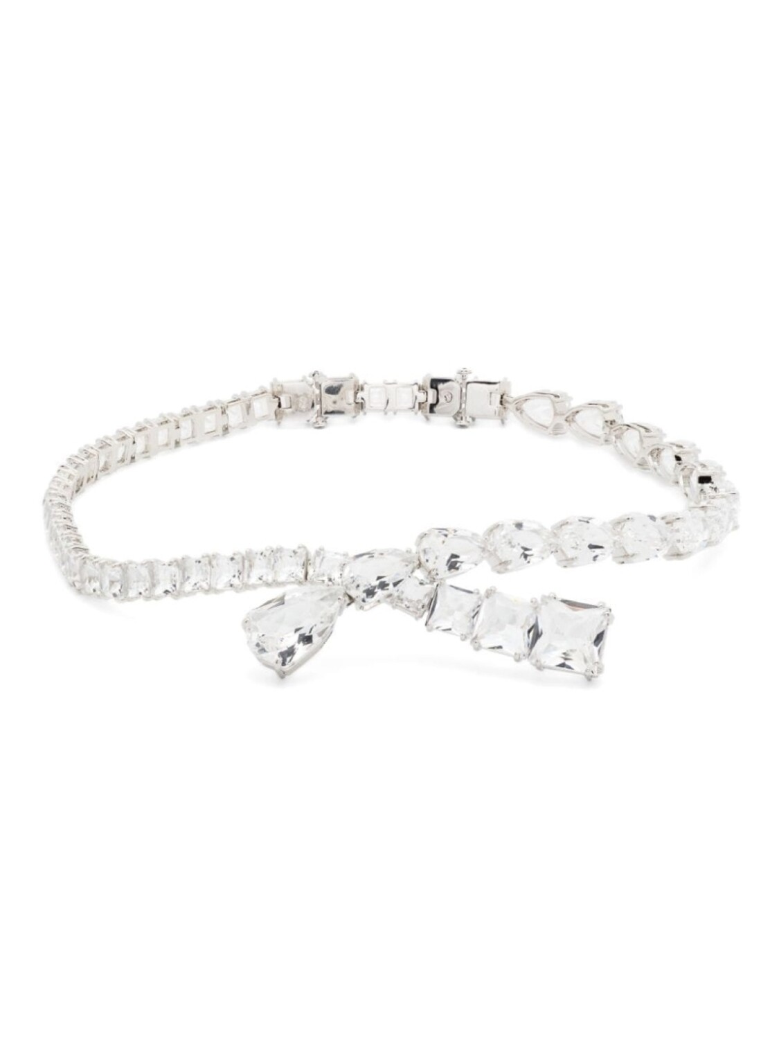 

Колье Matrix Swarovski, серебряный