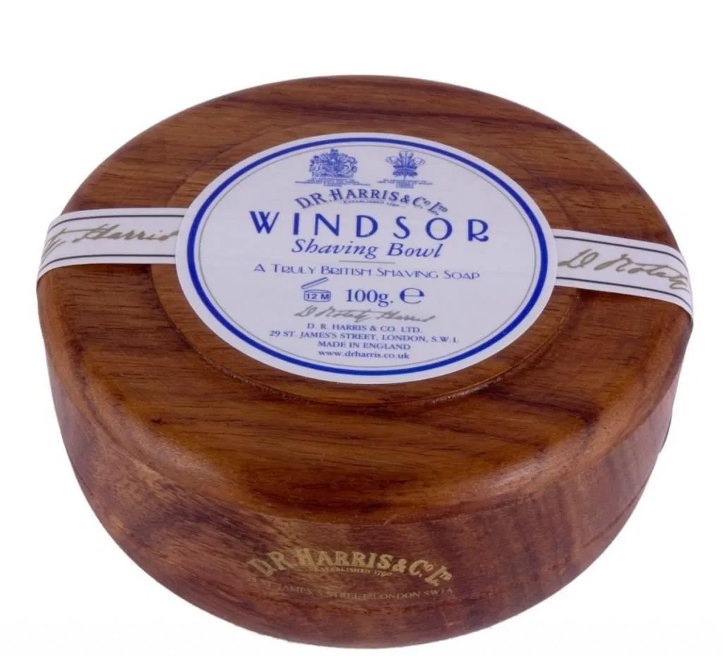 Мыло для бритья «Windsor» от DR Harris & Co в чаше из красного дерева Dr Harris & Co