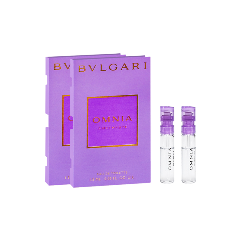 BVLGARI Коллекция Crystal Multicolor Amethyst Crystal Perfumes Eau De Toilette Potpourri Accord 1,5 мл*2 — фото 2