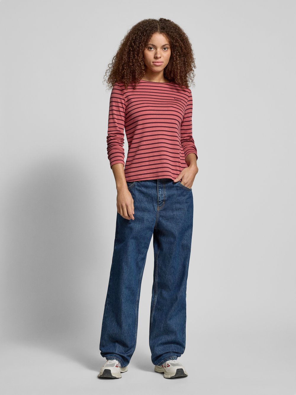 

Лонгслив с этикеткой, модель «RILEY» Pepe Jeans, коралл